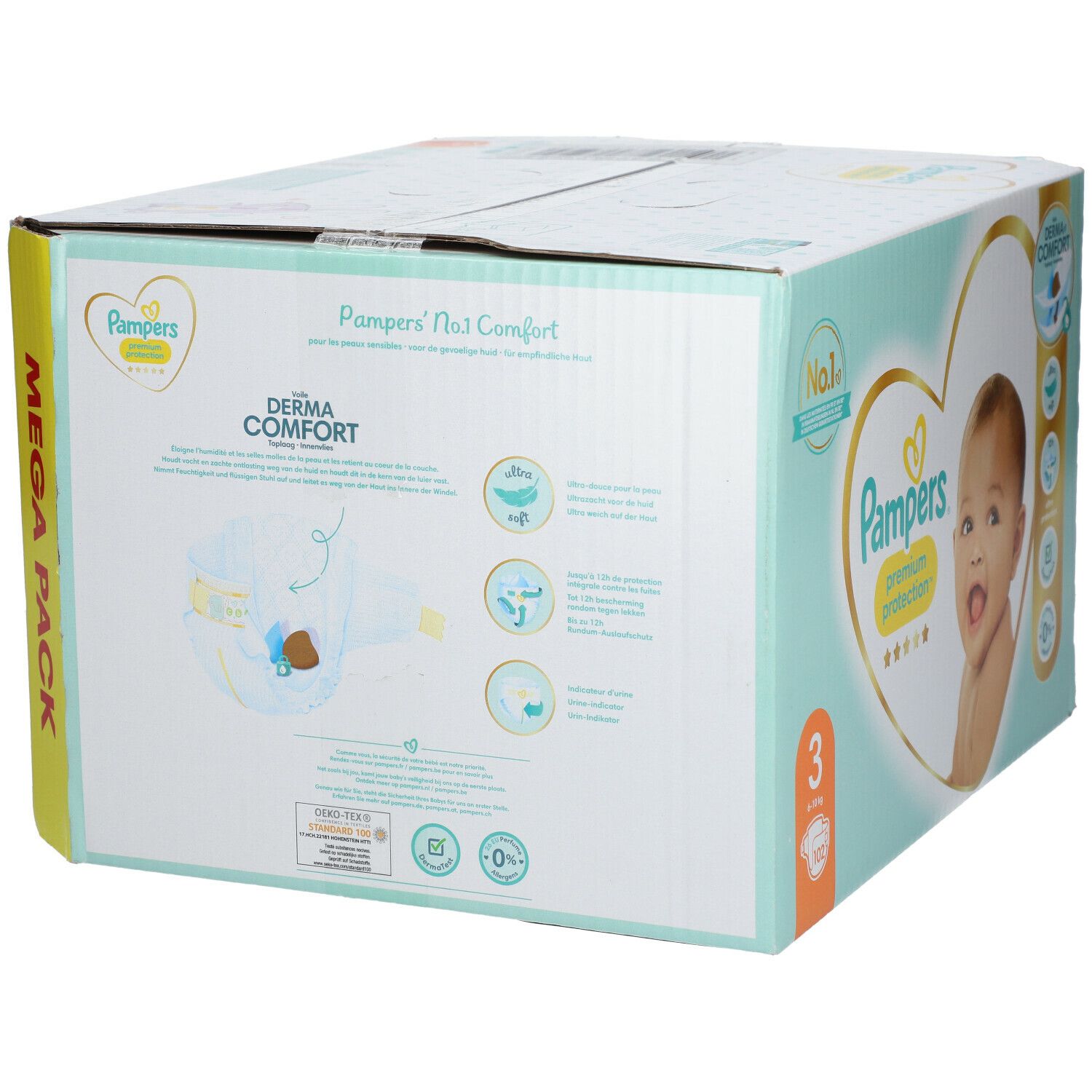 pieluchy pampers care 2 mini