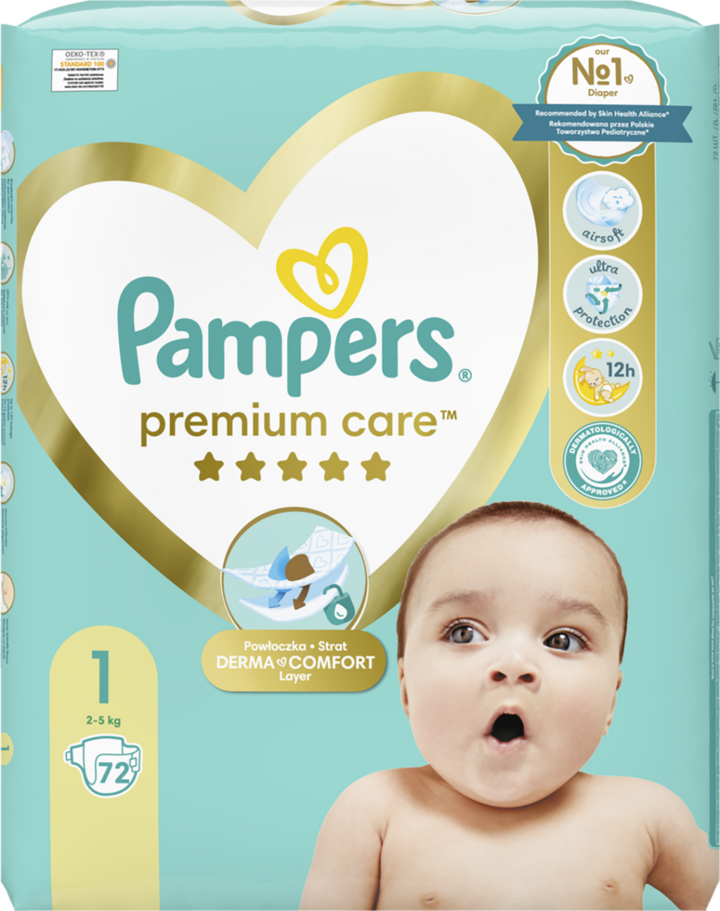 pampers active baby 1 43 szt 2-5kg