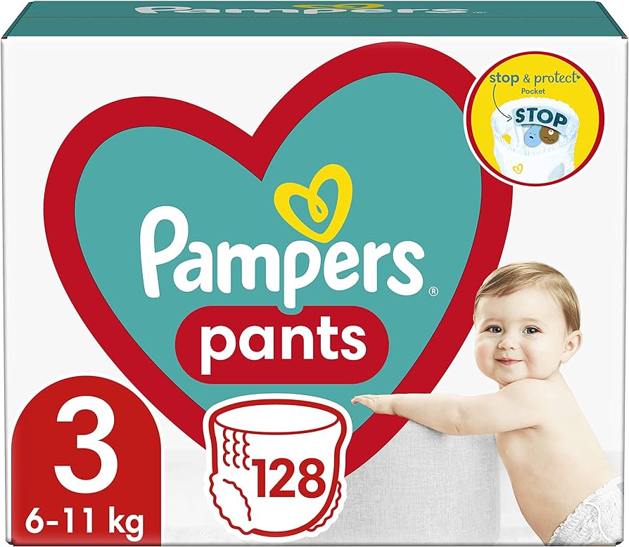 pampers prenium pants large