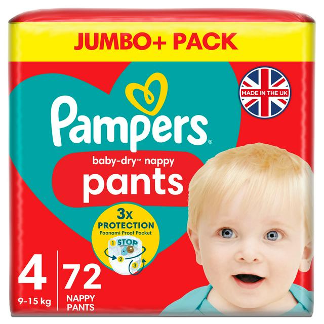 żółty pampers mokry