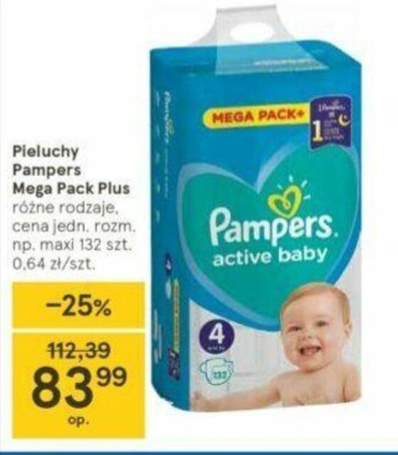 pampers 4 active baby noc opinie