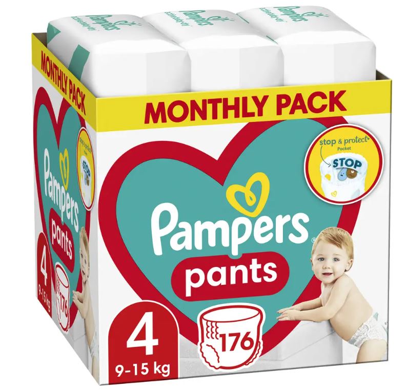 pampers pieluchoamjtki duże