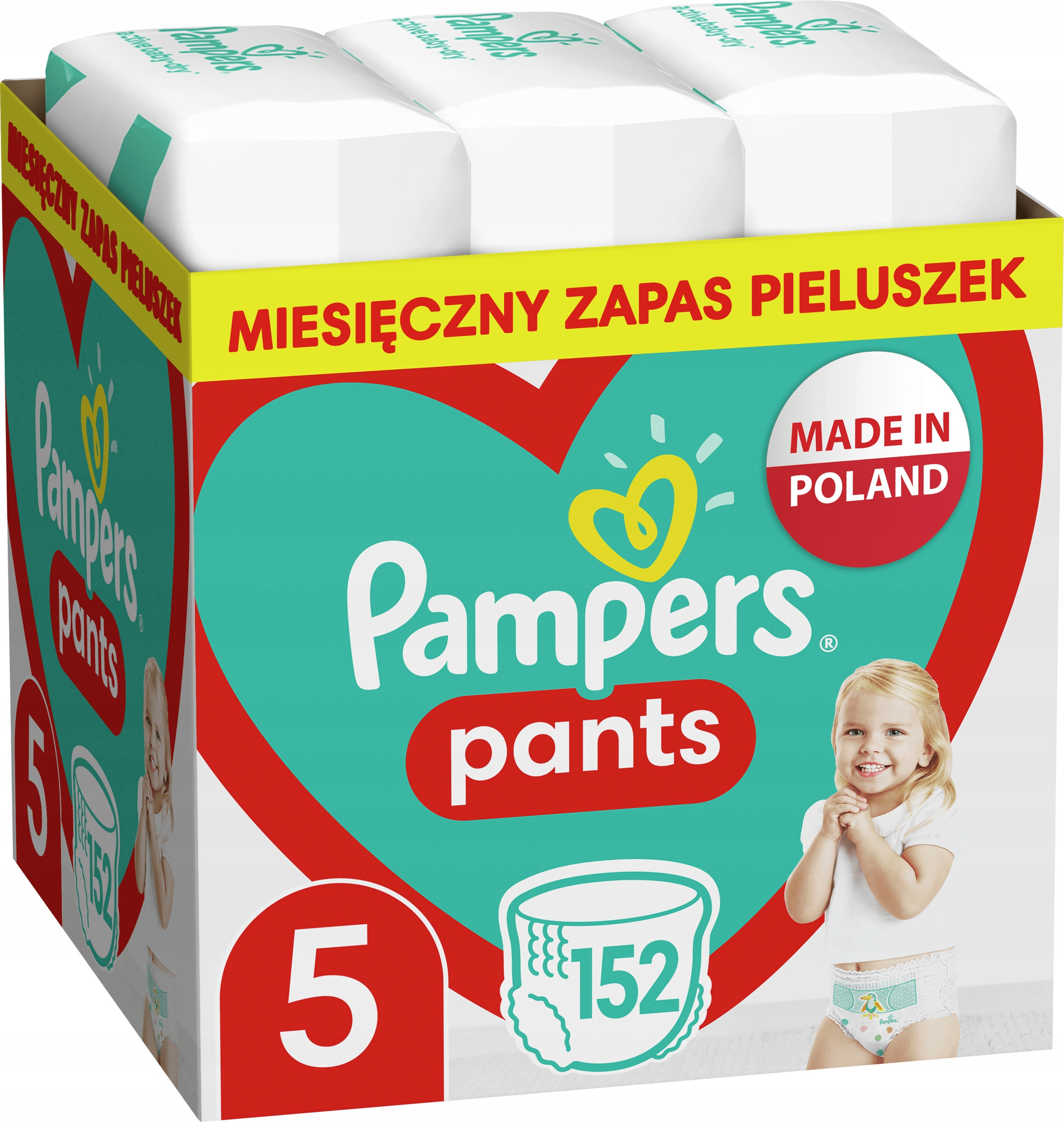 smyk pampers zapas na miesiąc