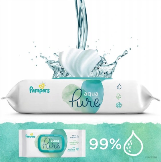 chusteczki pampers aqua pure sklad