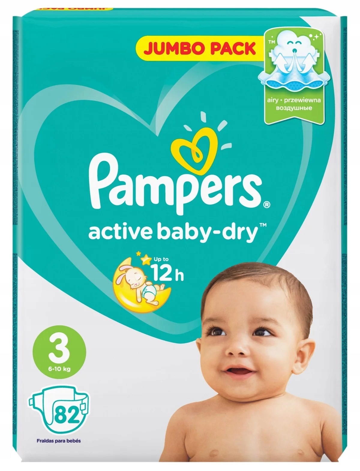 pampers active baby 2 cena 144 sztuk