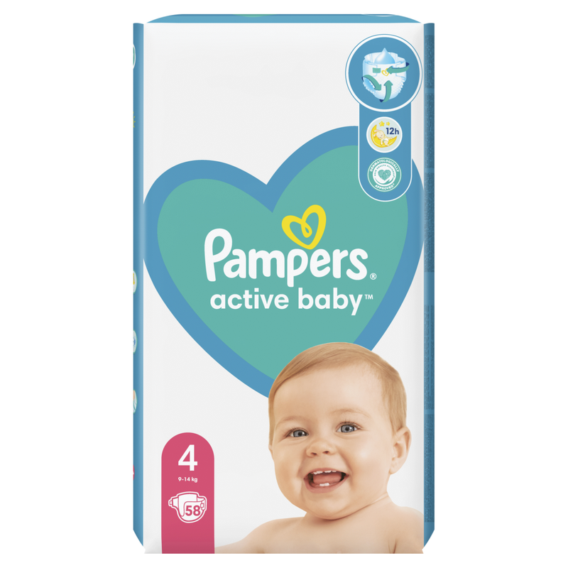 pampers fresh clean 4x64