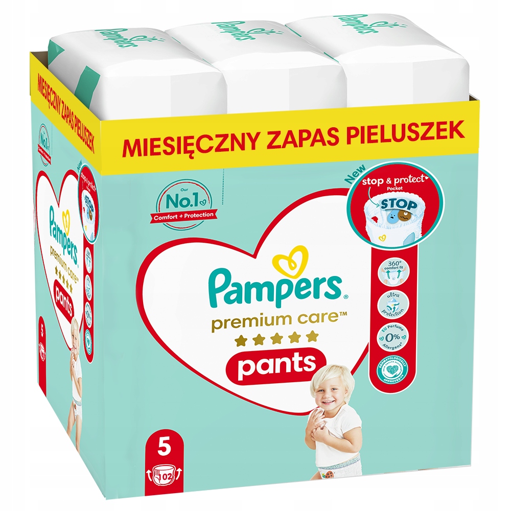 gdzie najtaniej kupic pieluchomajki pampers 5