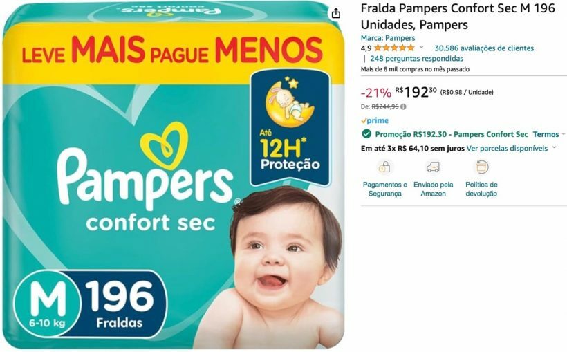 frisco pieluchomajtki pampers 5