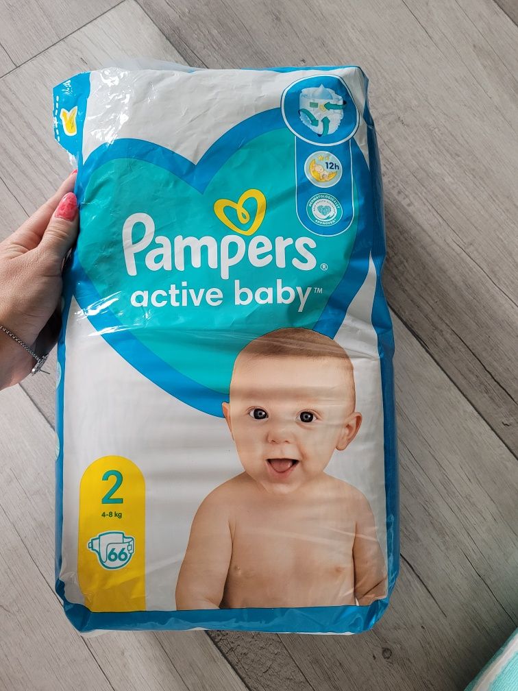 pampers active baby 3 62 szt