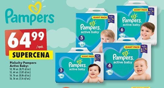 pieluchy pampers pants 6