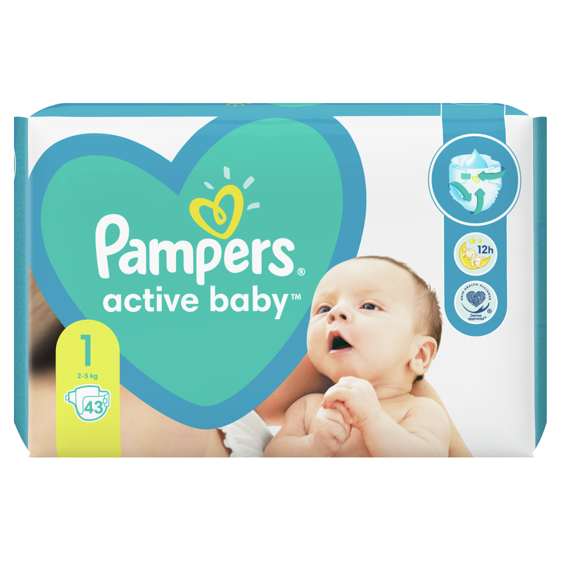 pieluszki pampers 1 2 mini newborn 168 sztuk allegro