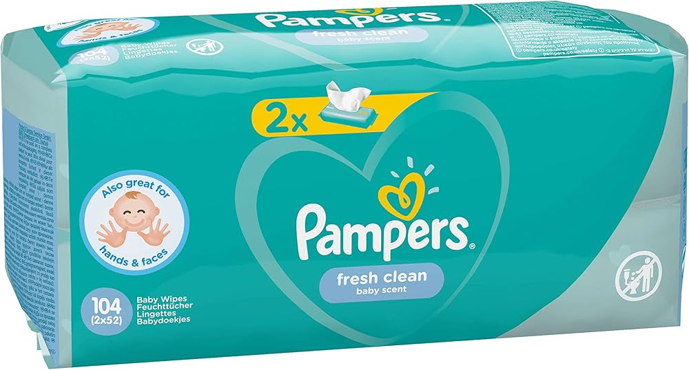 pieluchy pampers zółte