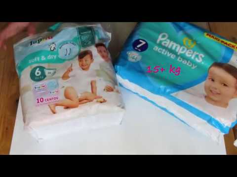 biedronka pampers midi