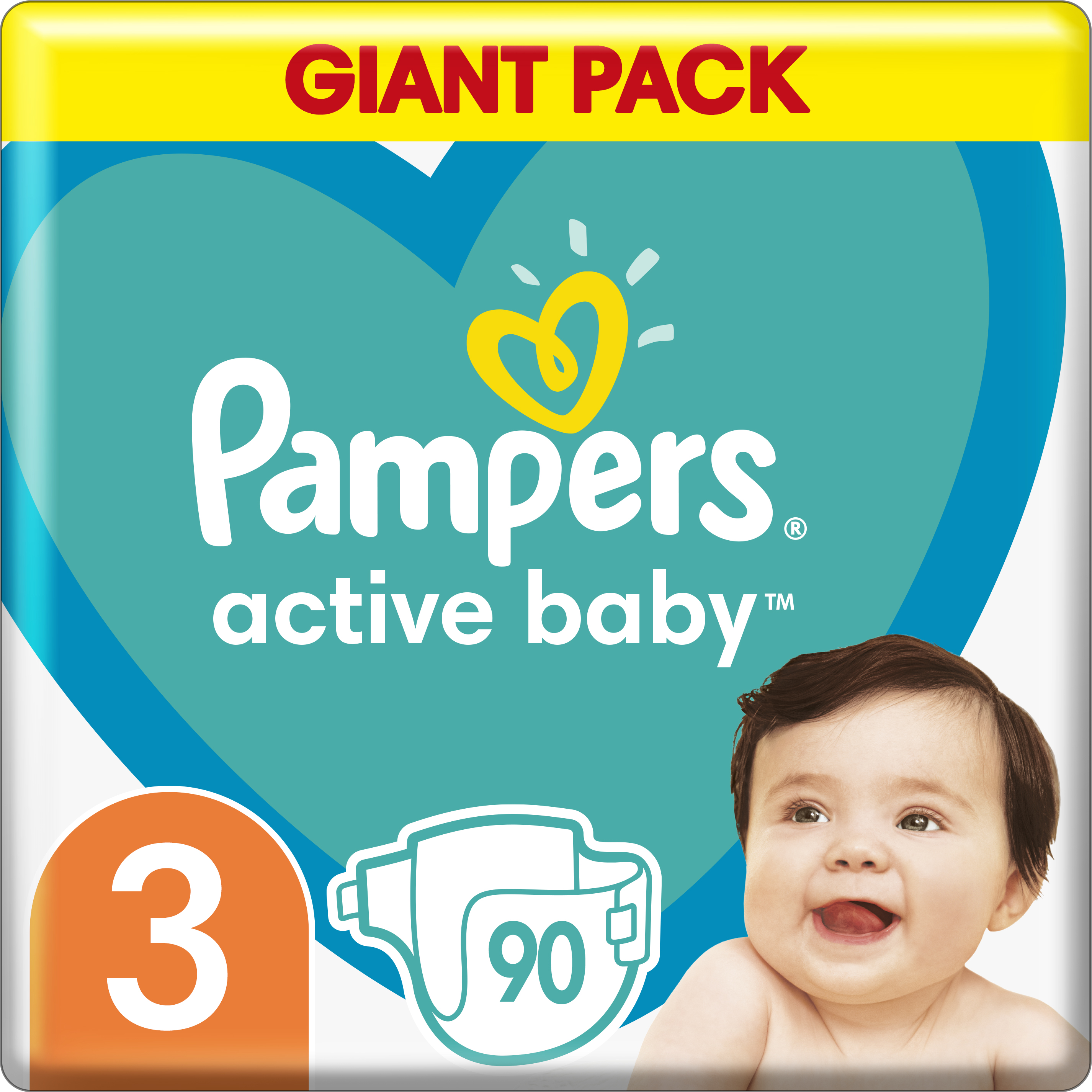 paczka pieluchy pampers care 4 160 szt