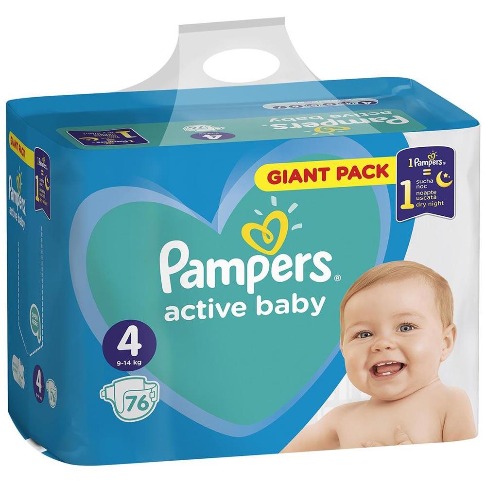 pampers active baby-dry pieluchy 3 midi 4-9 kg