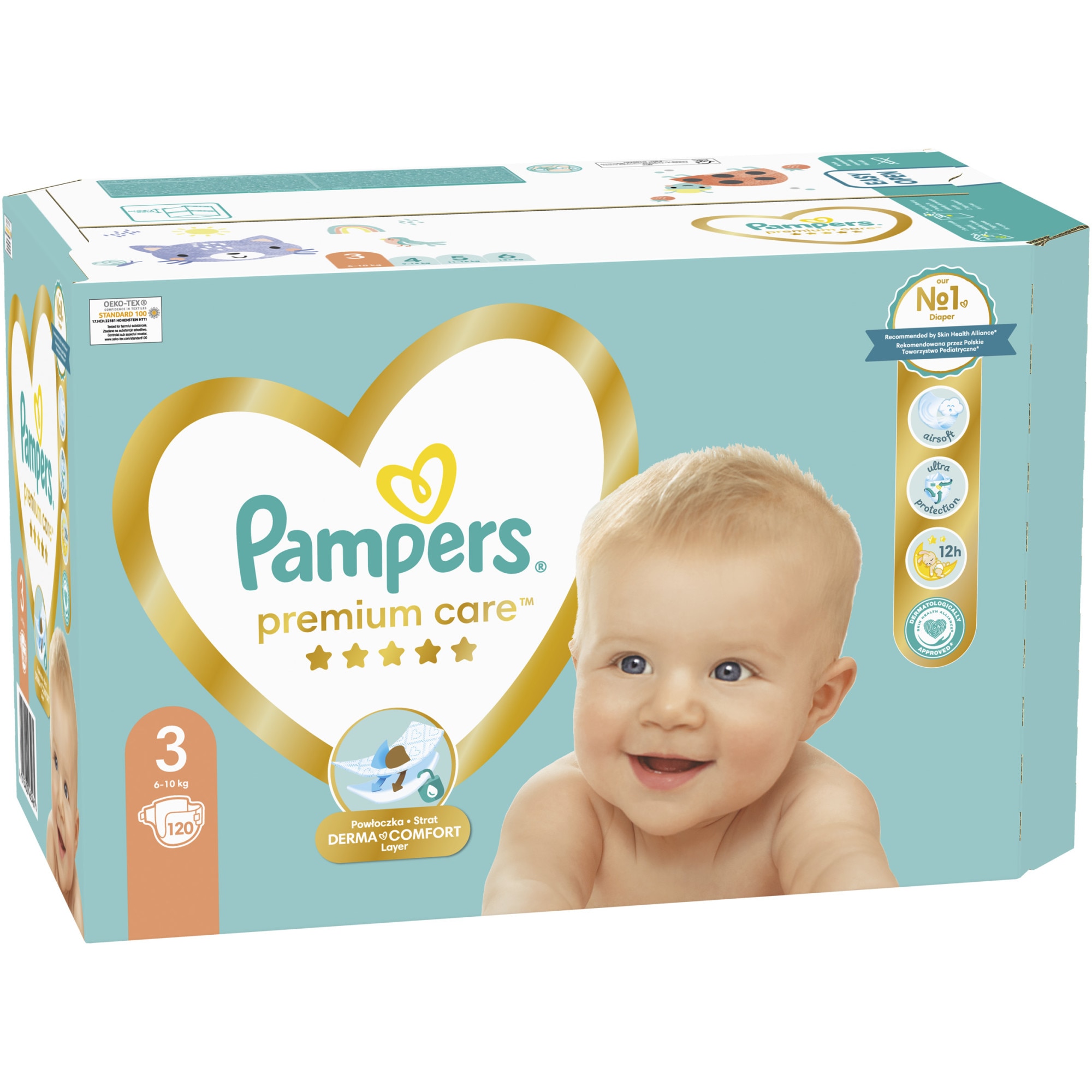 pampers premium care pieluchy 1 newborn 88 sztuk