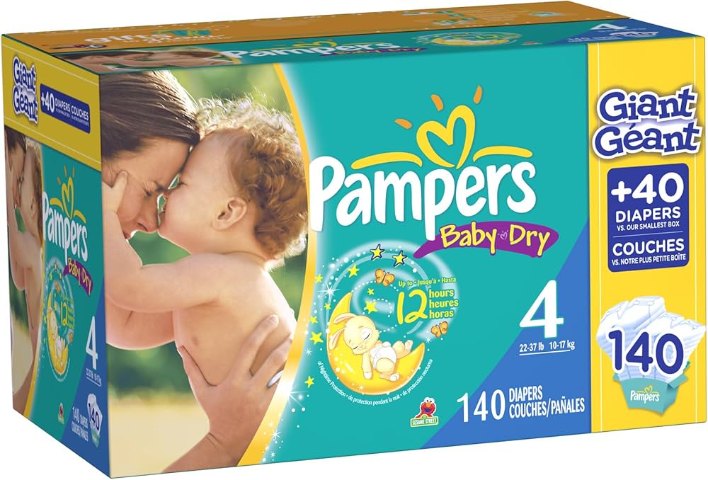 ceneo pampers 4