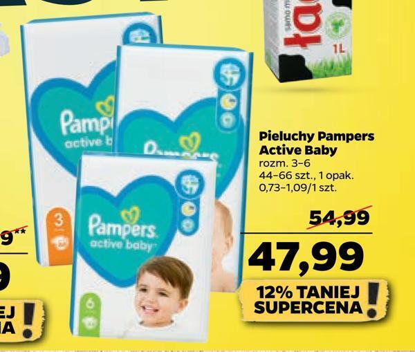 chusteczki nawilżane w pudełku pampers