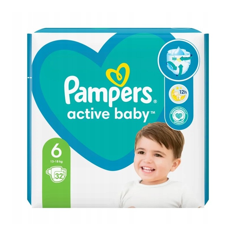 pampers active baby dry 4 30 szt