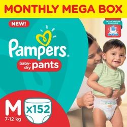 pampers niebieski pasek