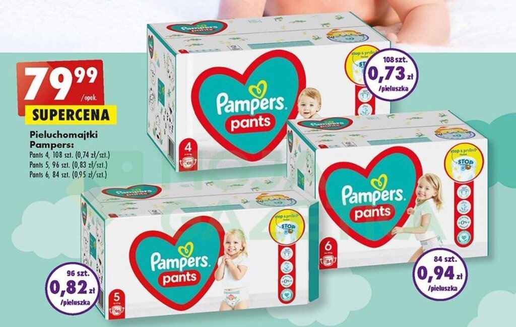 pampers 3 rozmiary