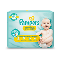 pampers newborn tanio