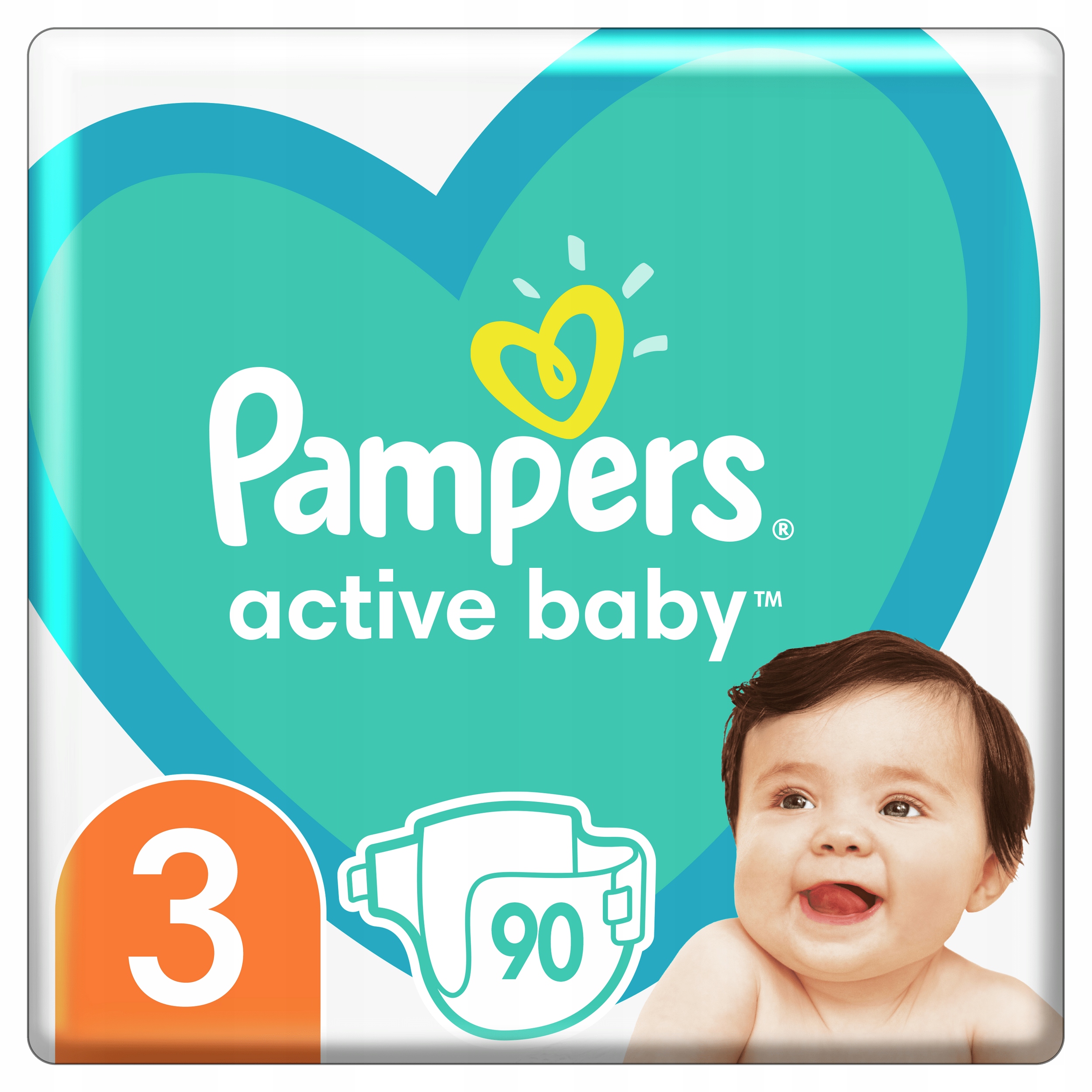 pampers active baby 4+ 70 szt