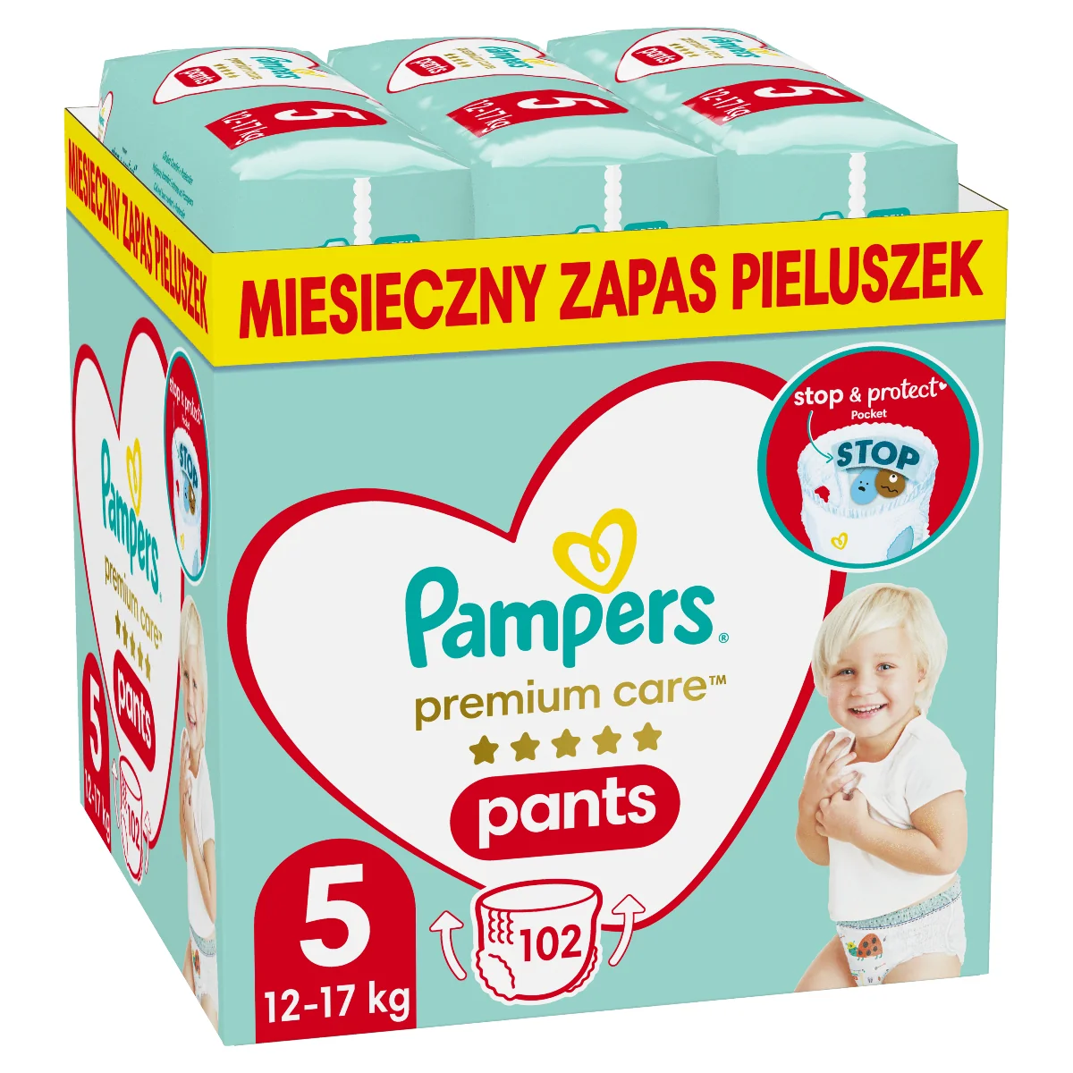 pampers pantsy noworodek