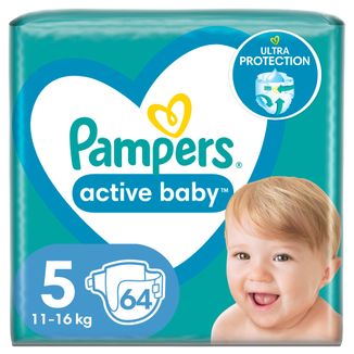 pampers active baby-dry pieluchy jednorazowe midi 3