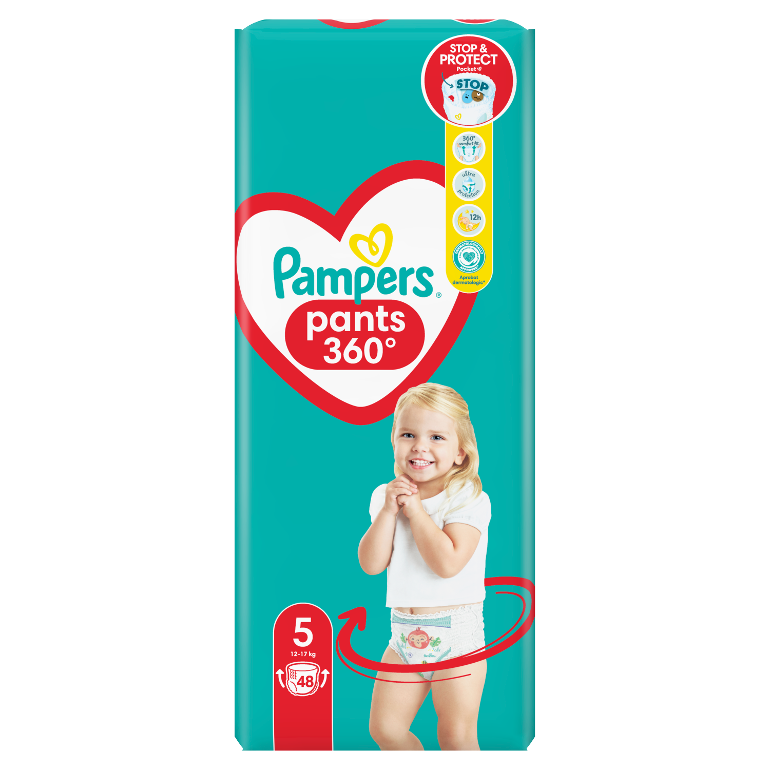 teczki pampers czteropak