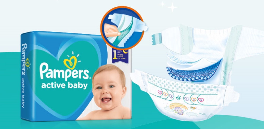 pieluchy pampers active baby dry 4