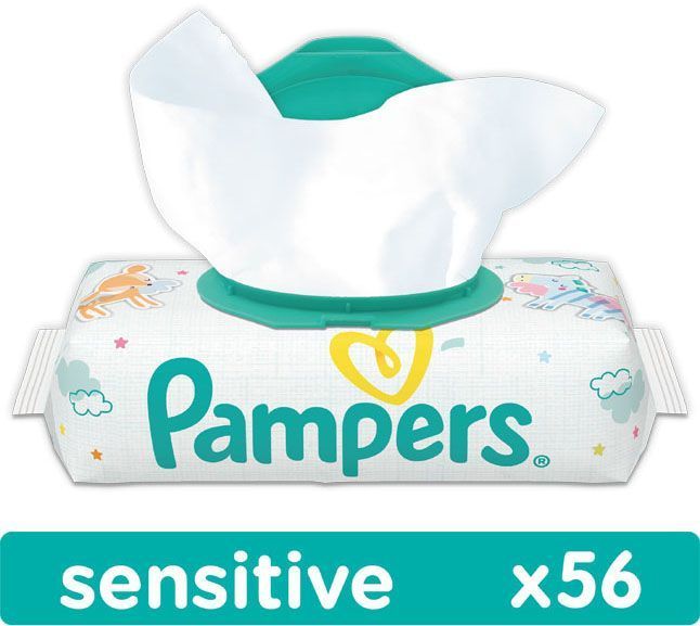 pampers niebiesko-zielone