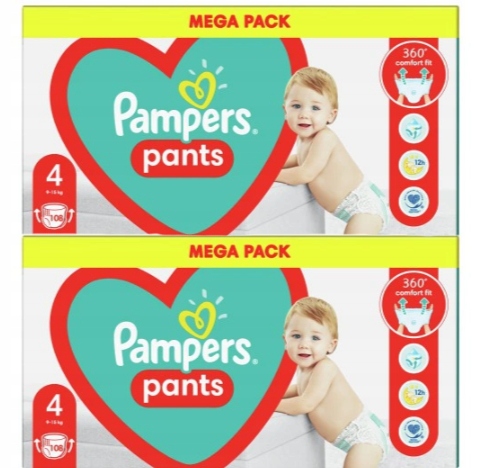 pampers fesh clean 6cio pak