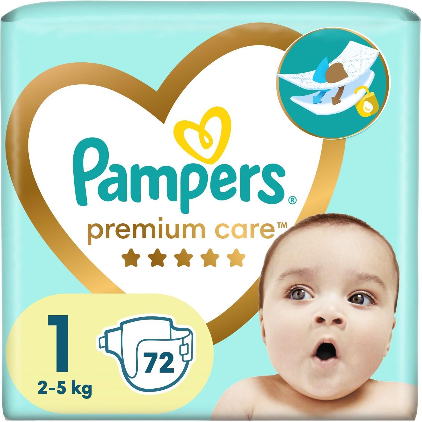 pampers premium care new born