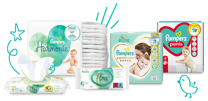 pampers newborn wymiary