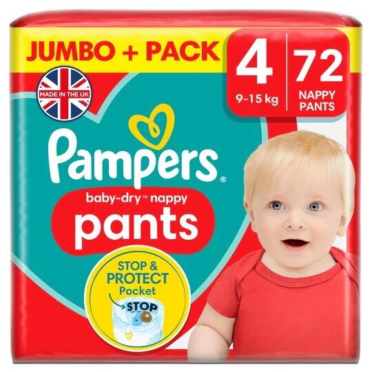 pieluchy pampers 2 maxi pack