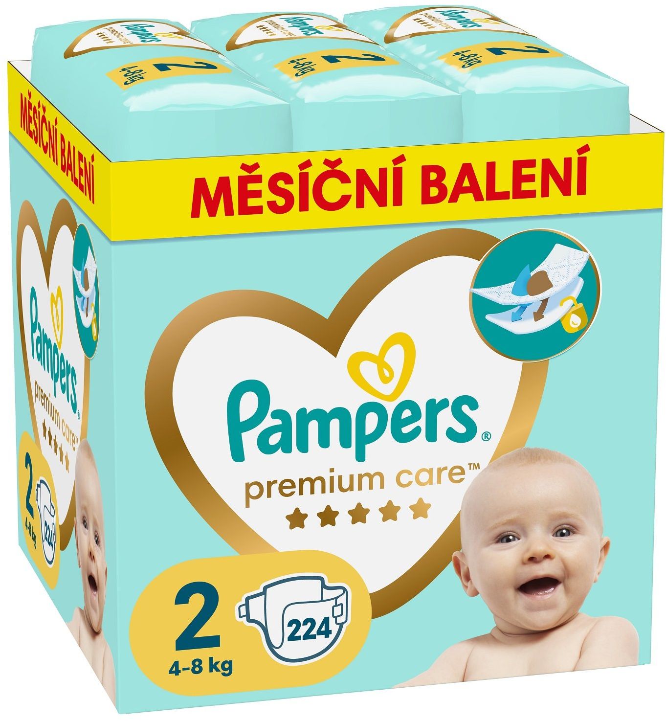 pampers premium care rozmiar 2 mini