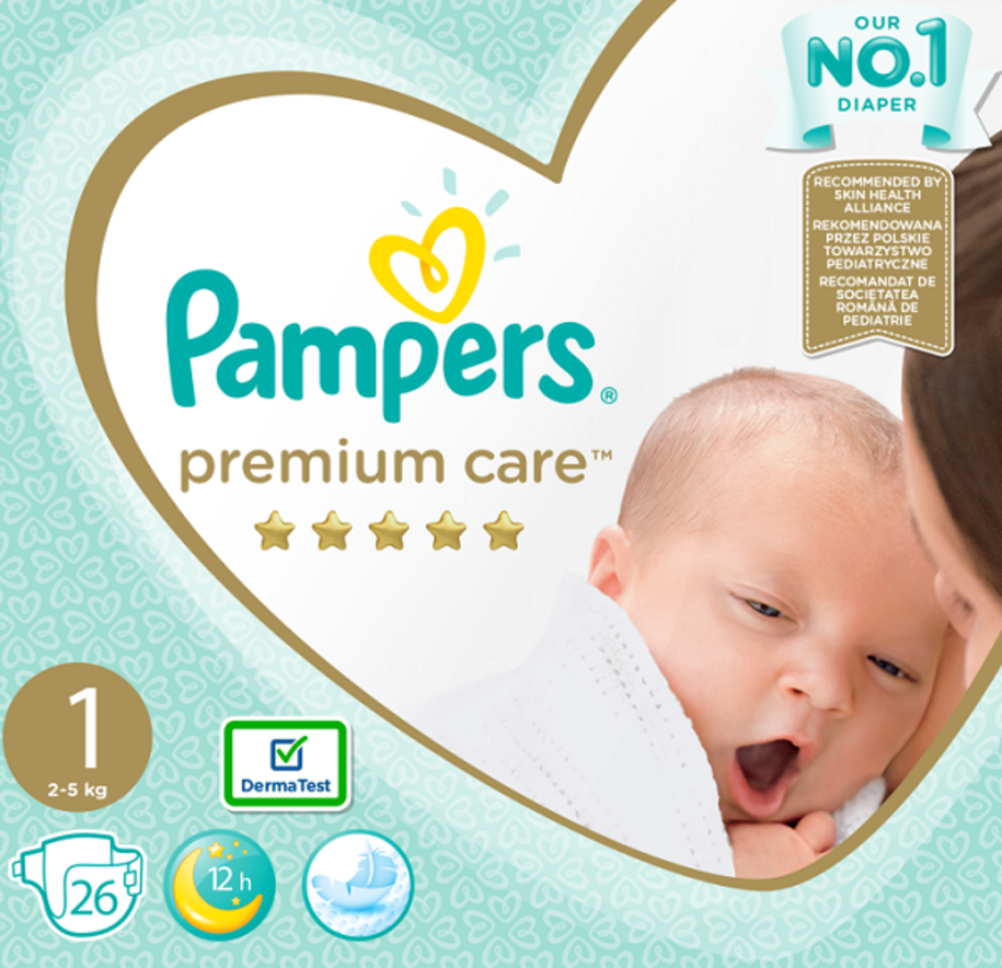 pieluchy pampers 1 43szt cena