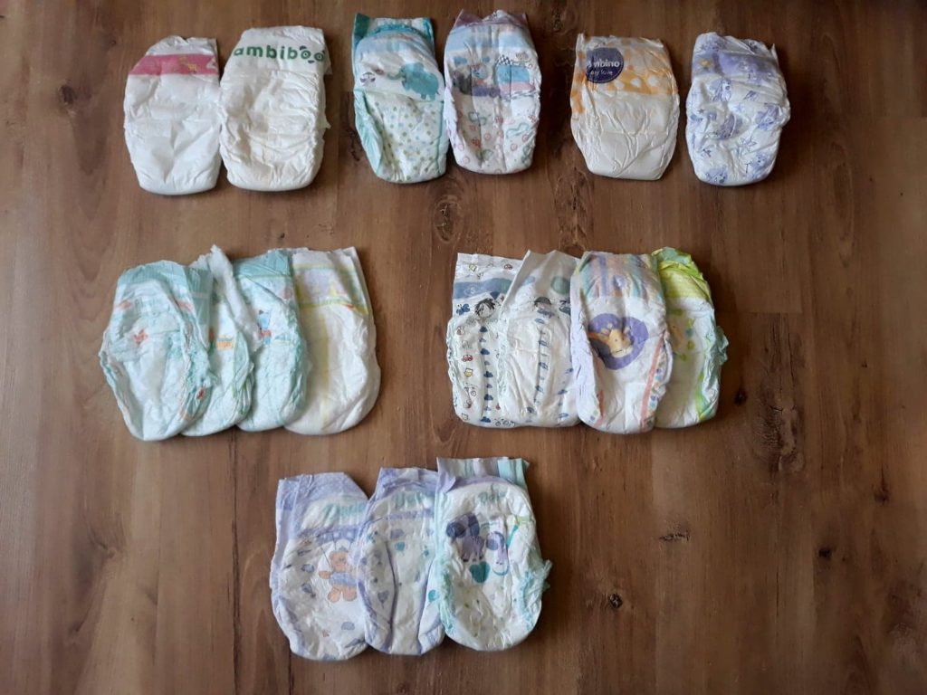 10 sztuk pampers premium care rozmiar 3