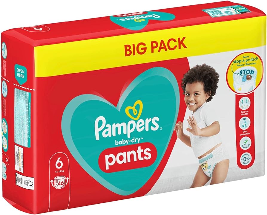 pieluchy pampers mega box