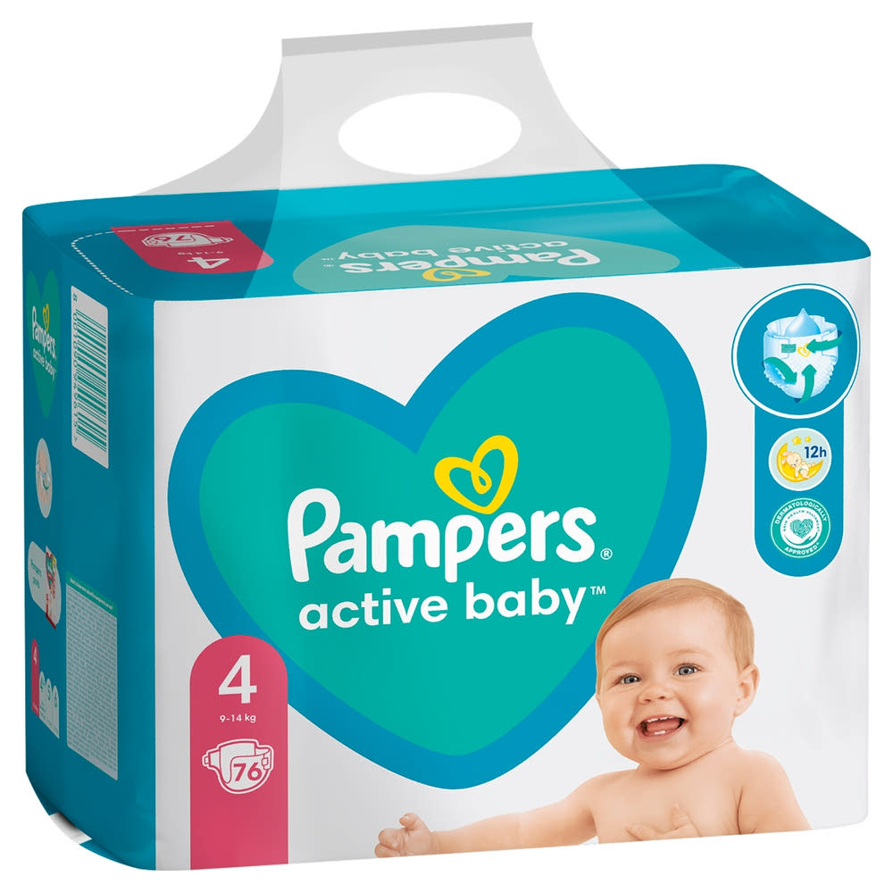 pampers 3 active baby 152 szt cena