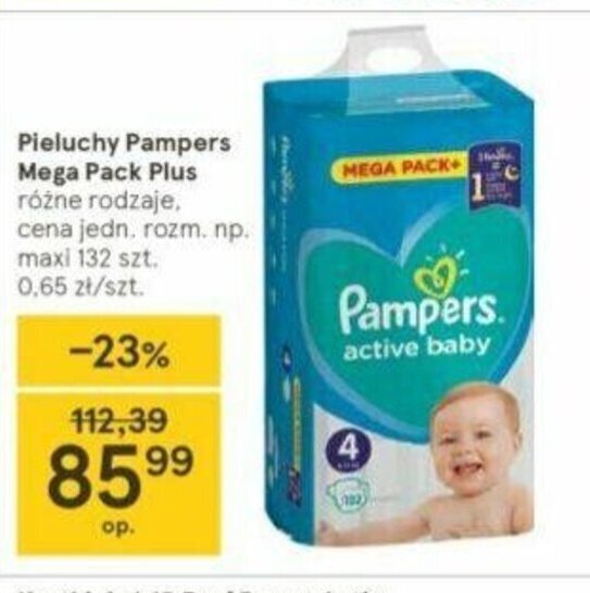 rossmann pieluchy pampers 5