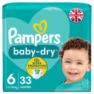 pampers new baby-dry pieluchy nr 2