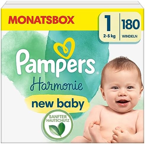 ampers new baby-dry pieluchy 1 newborn 43szt pieluszki