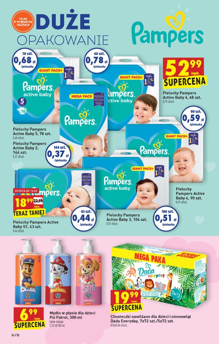 kaufland pieluchy pampers promocja