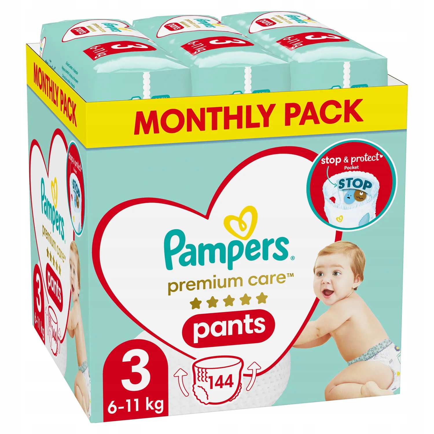 pampers dada premium 4 cena