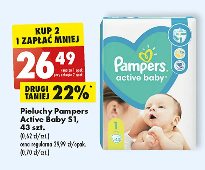 pampers wycięcie