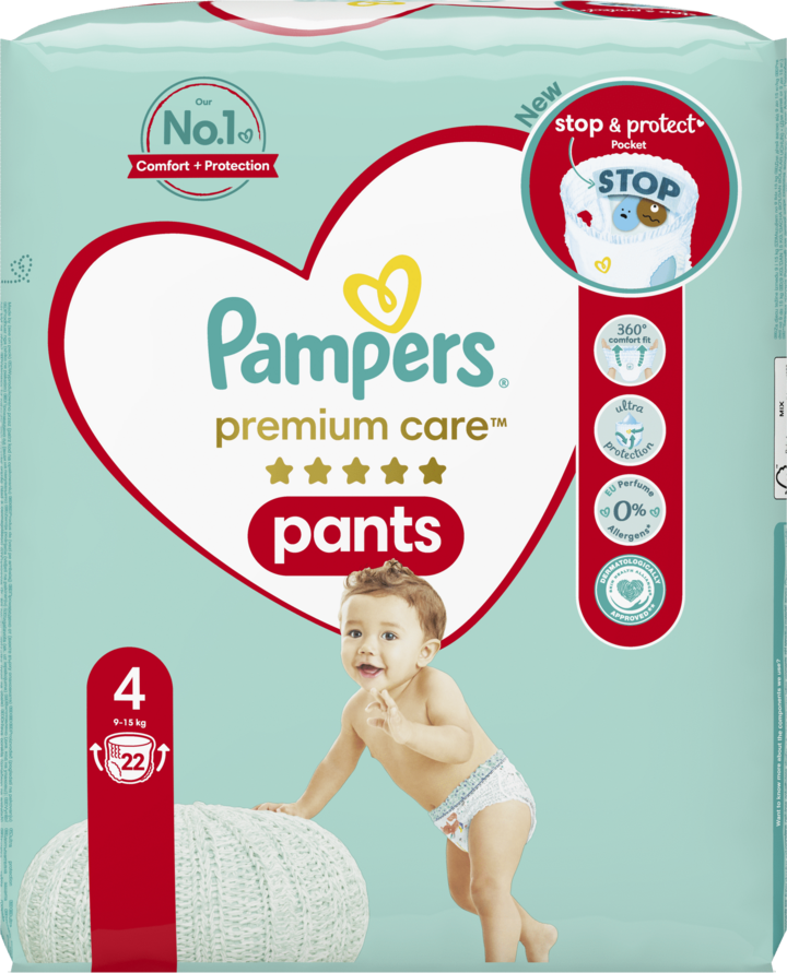 pampers zielone a pomarańczowe