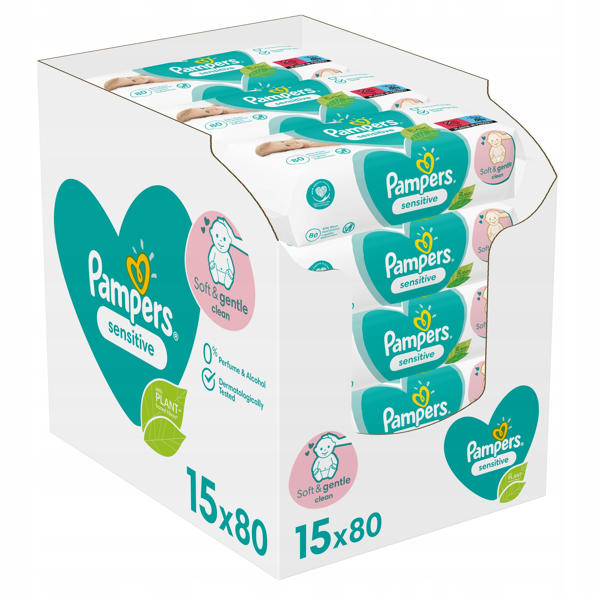 pampers sensitive chusteczki dla niemowląt