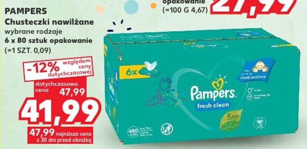 pampers aqua pure skład